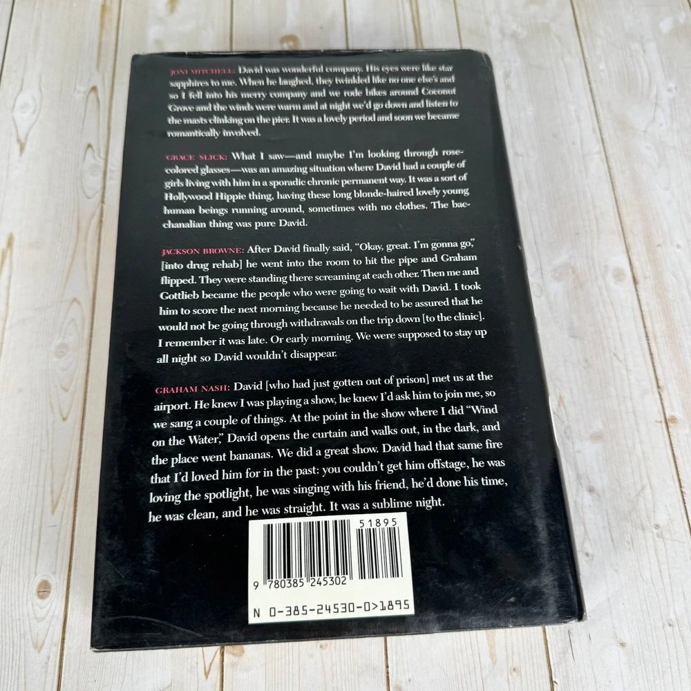 Long Time Gone David Crosby Carl Gottlieb 1988 First Edition Doubleday